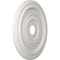 Ekena Millwork Cole PVC Medallion (Canopies up to 6"), 22"OD x 3 1/2"ID x 1"P, UltraCover Satin Blossom White CMP22COGBW - alternate 5